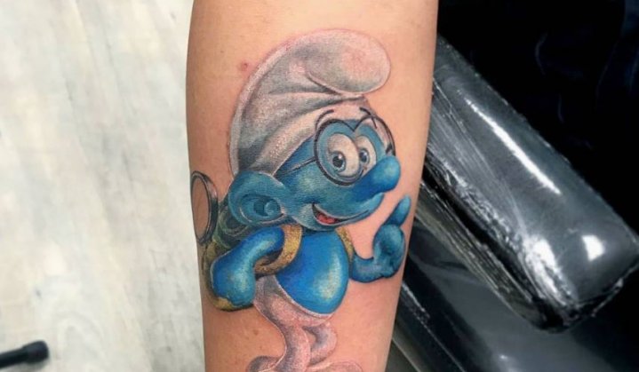 Amorosas e Apaixonantes Tatuagens dos Smurfs