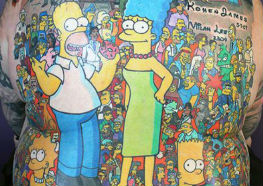 Guinness Book de Tatuagens dos Simpsons