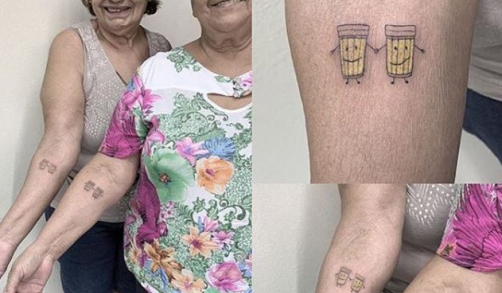 Idosas Fazem Tatuagem de Amigas e Você Não Acredita O Que é