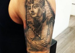 Incríveis e Inspiradoras Tatuagens de Tutancâmon