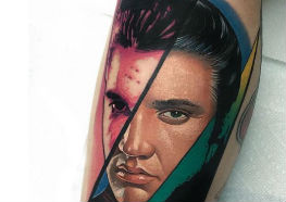 Incríveis Tattoo do Elvis Presley o Rei do Rock