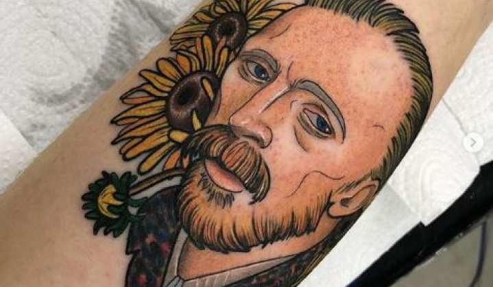 Incríveis Tattoos do Autorretrato de van Gogh