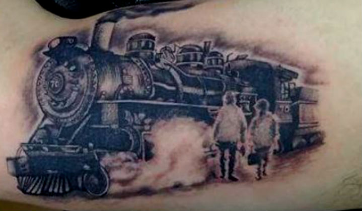 Inspiradoras Tatuagens de Trem