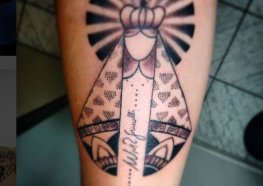 Lindas Tatuagens de Nossa Senhora Aparecida