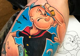 Marinheiro Popeye e a Tatuagem