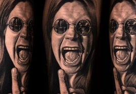 Tattoo Realismo - O dia que Ozzy arrancou a cabeça de um pombo com a boca