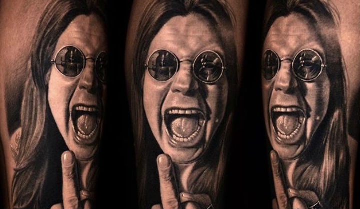 Tattoo Realismo - O dia que Ozzy arrancou a cabeça de um pombo com a boca