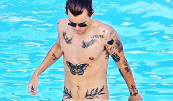 Tattoos de Harry Styles para o show Live On Tour Brasil 2018