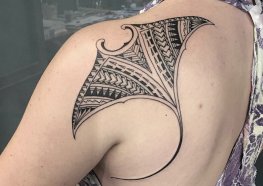 Tatuagem Arraia maori: história, simbologia e muuitas inspirações para você