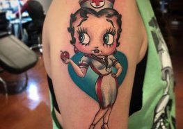 Incríveis e Apaixonantes Tatuagem da Betty Boop