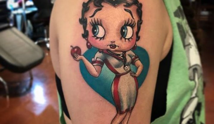 Incríveis e Apaixonantes Tatuagem da Betty Boop