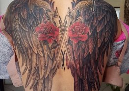 Tatuagem de asas