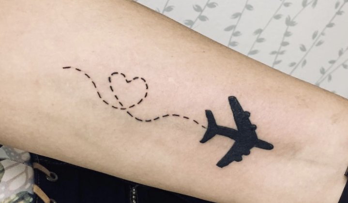 Tatuagem de Avião Significado e Fotos para Inspirar sua