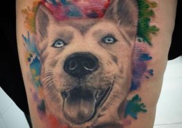 Tatuagem de Cachorros: Significados e Ideias Femininas e Masculinas