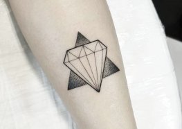 recuperação de pequeno diamante, restauração de tattoo #tattoo #tatuag