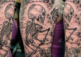 Tatuagem de Esqueleto: Significado, Idéias e 27 incríveis tattoos para você
