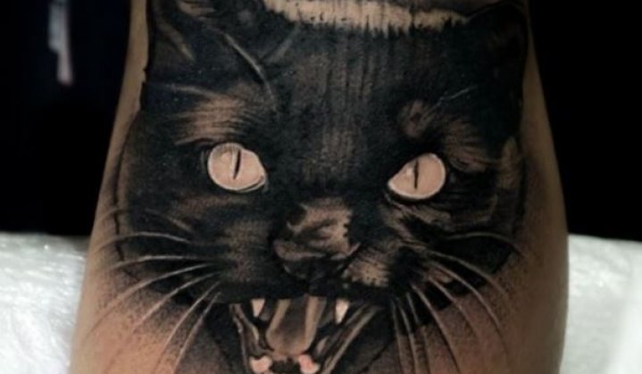 Tatuagem de gato preto: Significado e as Melhores Tattoos para você