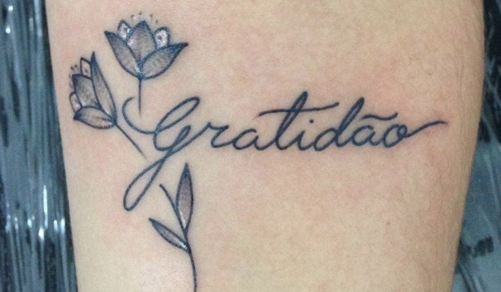 Tatuagem de gratidão