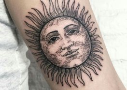 Tatuagem do Sol: Significados, Ideias e Designes