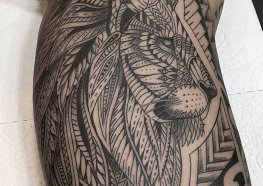 Tatuagem Leão Maori: História, Significado e Muitas Ideias