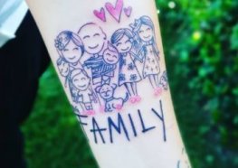 Tatuagens de Família: Inspiradoras Idéias