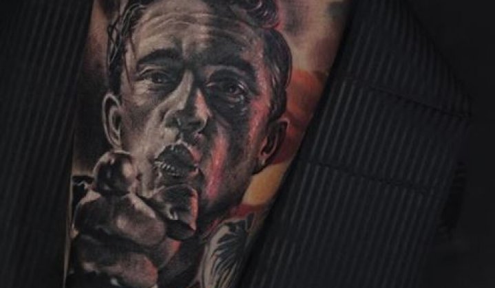 Tatuagens de Johnny Cash: O Homem de Preto