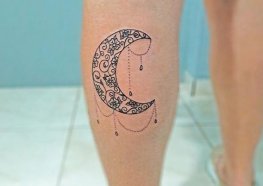 Tatuagens de lua: História, Significado e Fotos