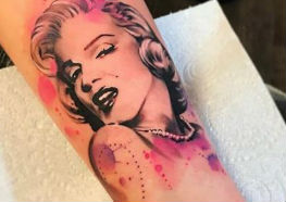 Tatuagens de Marilyn Monroe em Comemoração ao seu Aniversário
