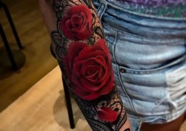 Tatuagens de Rosas: Cores, Ideias, Locais, Desenhos