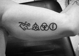 Tatuagens dos Símbolos de Led Zeppelin 4