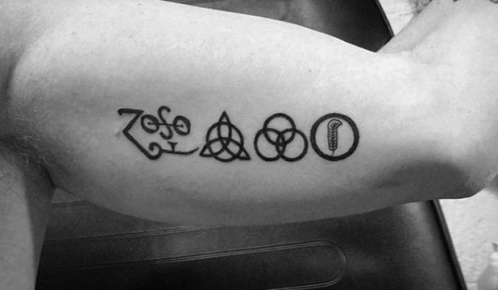 Tatuagens dos Símbolos de Led Zeppelin 4