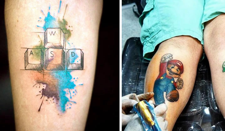 20 Tatuagens Geeks e Nerds, conheça os tatuadores