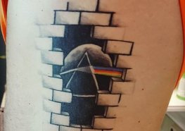 Tatuagens do The Dark Side Of The Moon do Pink Flyd